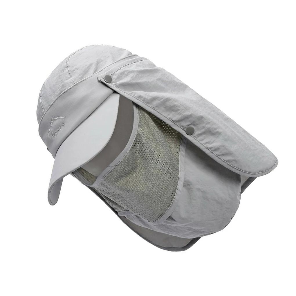 빠른 건조 태양 보호 UV 어부 모자, 낚시 캠핑 하이킹용 접이식 방풍 선바이저 모자